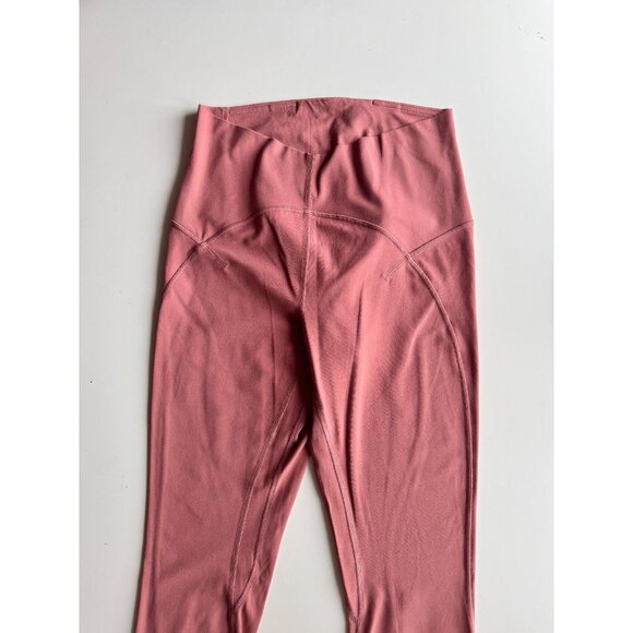 LULULEMON Unlimit 25" High Rise Brier Rose Pink Nulu Ankle Leggings, Size 8 - Picture 7 of 16